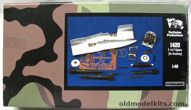 Verlinden 1/48 F-111F Update Detail Set - for Academy Kit, 1420 plastic model kit